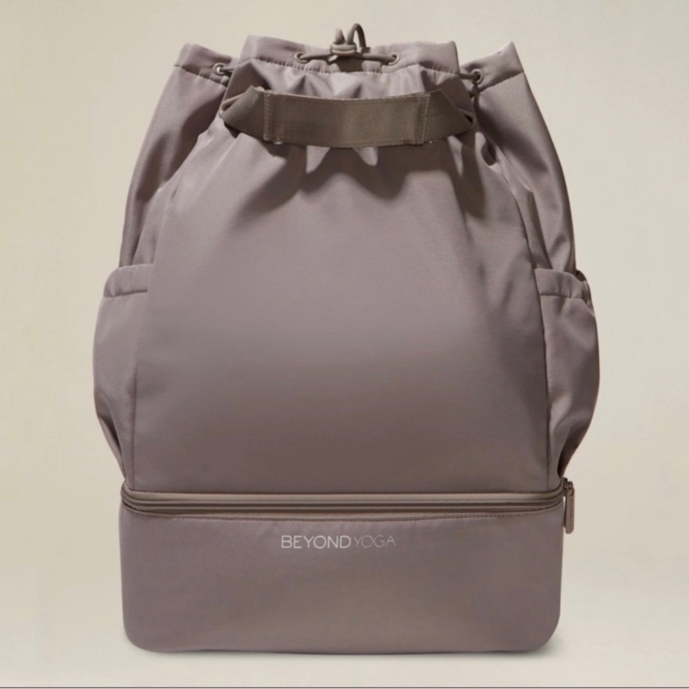 Beyond Yoga Gray Backpack